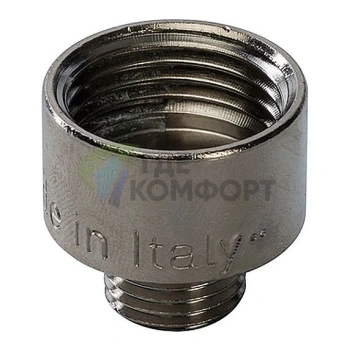 Переходник STOUT ВН 1/2 x 1/4 внутренняя/наружная резьба никелированный - фото 1