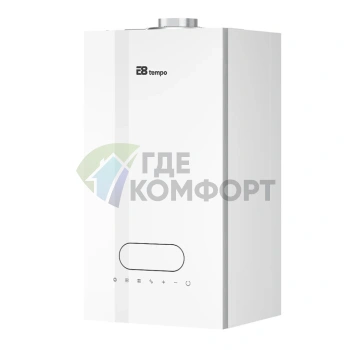 Настенный газовый котел E8 tempo GMB24W (белая стеклянная панель) - фото 2