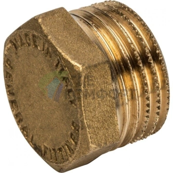 Заглушка STOUT НР 1/2 наружная резьба латунная - фото 4