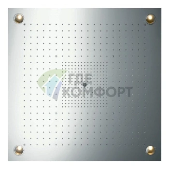 Верхний душ AX ShowerHeaven 970x970 мм с LED-подсветкой, потолочный монтаж (нержавеющая сталь) (10623800) - фото 1