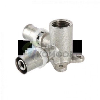 Водорозетка пресс проходная 16х1/2 ВР Valtec - фото 4