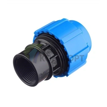 Муфта с внутренней резьбой 32x1 1/4 ПНД Политэк - фото 2