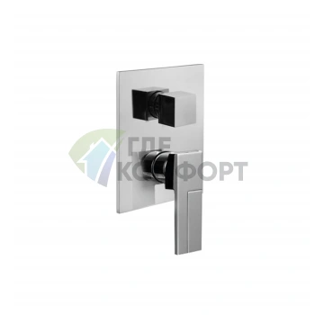 Смеситель для душа Fantini AR/38 встраиваемый трёхкомпонентный (хром) (38 02 3387SB) - фото 1