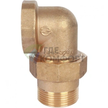 Разъемное угловое соединение американка ВН 1 1/4, уплотнение под гайкой o-ring кольцо Stout - фото 4