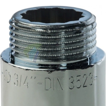 Удлинитель STOUT латунный 3/4 x 60 хромированный - фото 4