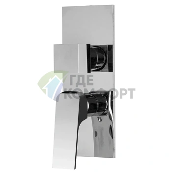 Смеситель для душа Carlo Frattini Fima на 2 выхода, встраиваемый (хром) (F3389X6CR) - фото 1