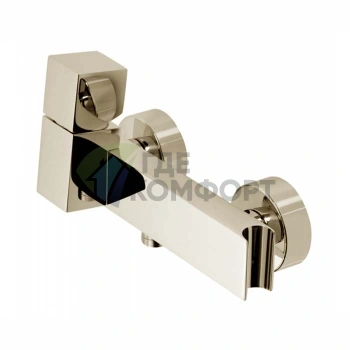 Смеситель для душа напольный Bossini Cube с полированной никелевой отделкой (Z004102.094) - фото 1