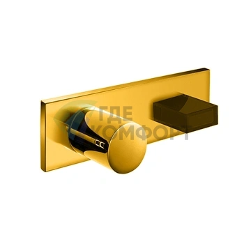 Смеситель для душа Fantini Venezia встраиваемый на два источника без ручки в матовой меди PVD (29 P9 N385SB) - фото 1