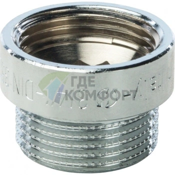 Удлинитель STOUT латунный 3/4 x 10 хромированный - фото 3