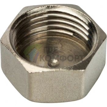 Заглушка STOUT ВР 1/2 внутренняя резьба никелированная - фото 4