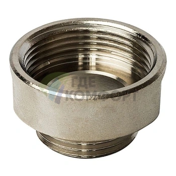 Переходник STOUT ВН 1 1/4 x 1 внутренняя/наружная резьба никелированный - фото 1