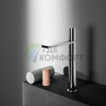 Смеситель для раковины Fantini Milano с компактным изливом, хром (31 02 3051F) - фото 1