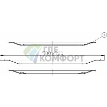 Гидроизоляционный фланец HL84.E с оцинкованным стальным листом - фото 2