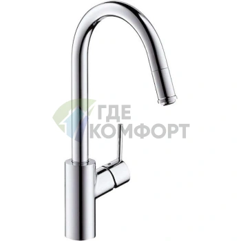 Стильный смеситель Hansgrohe Talis S2 Variarc для кухни с высокой вытяжной дугой