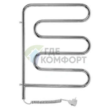 Полотенцесушитель электрический Terminus Ш-образный-поворотный 25 ПСЭ 45x57 - фото 1