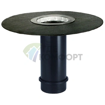 Надставной элемент HL65H с полимербитумным полотном и резиновым кольцом - фото 1