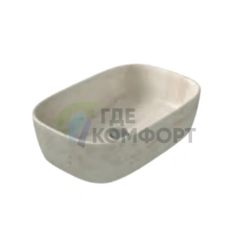 Раковина Globo Le Pietre накладная 55х37х15 см цвет травертино - фото 2