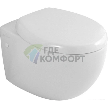 Подвесной унитаз Villeroy & Boch Aveo 6612 10R2 star white