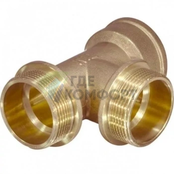 Тройник Латунный ННН 1 1/2 TIM (ТИМ)
