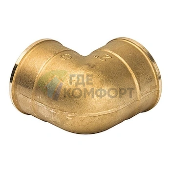 Угольник Stout внутренняя/внутренняя резьба латунный ВВ 2 - фото 3