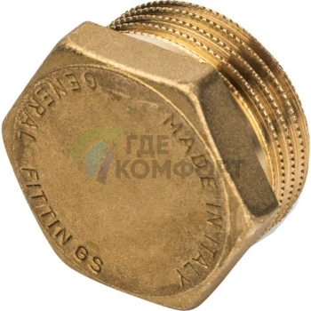 Заглушка STOUT НР 1 наружная резьба латунная - фото 4