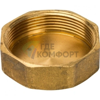 Заглушка STOUT ВР 2 внутренняя резьба латунная - фото 3