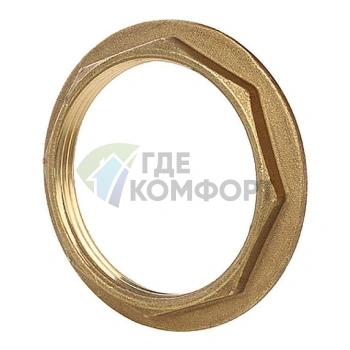 Контргайка STOUT с упором 2 латунная - фото 4