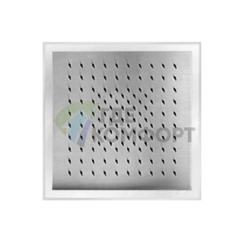 Потолочный душ Fantini Acquafit 35x35 см в цвете матовая оружейная сталь (79 P5 K002) - фото 1