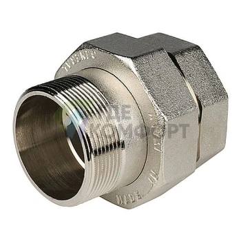 Разъемное соединение STOUT американка ВН с резиновым уплотнением 2 никелированное - фото 4