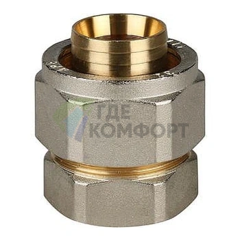 Переходник для металлопластиковых труб STOUT с внутренней резьбой ВР 1 x 32 резьбозажимной - фото 1