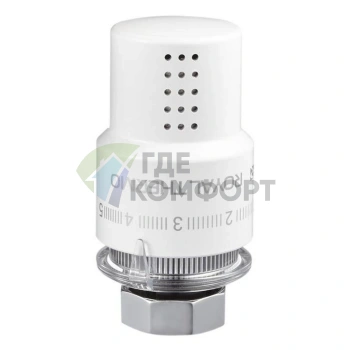 Термоголовка жидкостная Royal Thermo Design M30x1,5 белый, RTO 07.0009, НС-1443124 - фото 1