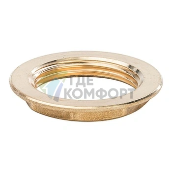 Контргайка STOUT с упором 1 1/4 латунная - фото 3