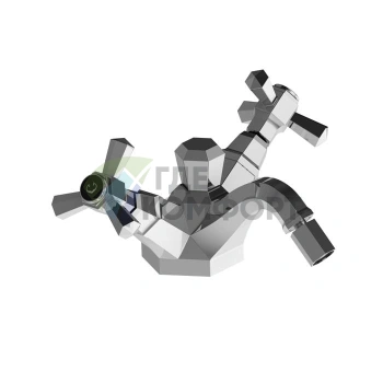 Смеситель для биде Stella Eccelsa: донный клапан, монтаж в одно отверстие, хром (EC 00204 CR00) - фото 1