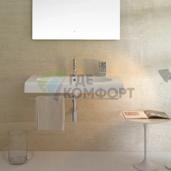 Раковина Globo Bowl+ подвесная 100х50х19см белая - фото 1