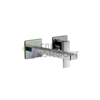 Смеситель для раковины Fantini Mint встраиваемый, хром (190 мм, 2 отверстия, без донного клапана) (34 02 F811B) - фото 1