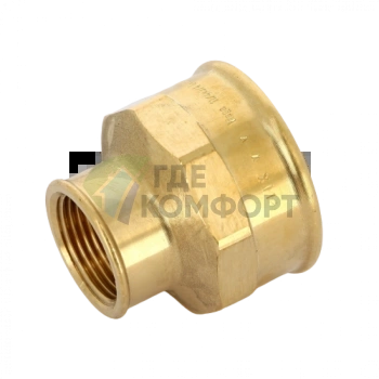 Муфта переxодная ВВ 1 1/4x3/4, бронза Viega - фото 2