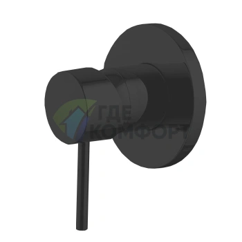 Смеситель для душа встроенный FIMA Carlo Frattini SPILLO UP, матовый черный (F3033/1NS) - фото 1