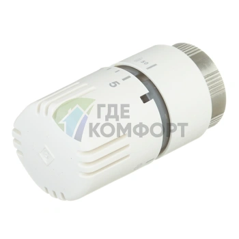 Термоголовка VALTEC (VT.1000.0.0) твердотельная, 6-27°C, настройки 1-5, белая (Вальтек)