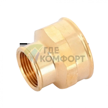 Муфта переxодная ВВ 1 1/2x1, бронза Viega - фото 2