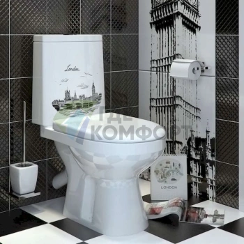 Унитаз-компакт Фиона Лондон с микролифтом от Оскольской керамики - фото 2