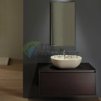 Раковина Globo Le Pietre накладная 60х40х18см цвет травертин - фото 1