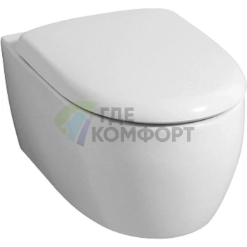 Подвесной унитаз Keramag 4U 203460 безободковый - фото 1