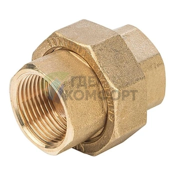 Разъемное соединение STOUT с внутренней резьбой американка ВB 1 латунное - фото 3