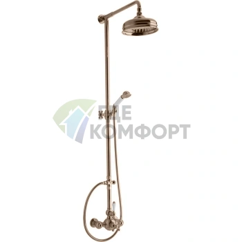 Термостатическая душевая система Arcana Toscana с верхним душем Easy Clean и ручным душем, бронза (TS00407127) - фото 1