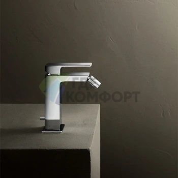 Смеситель для биде Fantini Mint с донным клапаном, хром (34 02 F008F) - фото 1