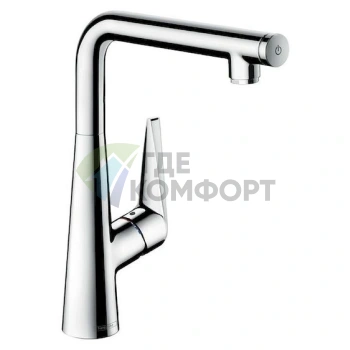 Смеситель Hansgrohe Talis S для кухни с выдвижным изливом — стиль и функциональность