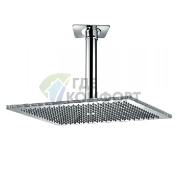 Верхний душ BOSSINI DREAM-RECTANGULAR 500x400 мм, 1 режим, хром (H35369.030) - фото 1