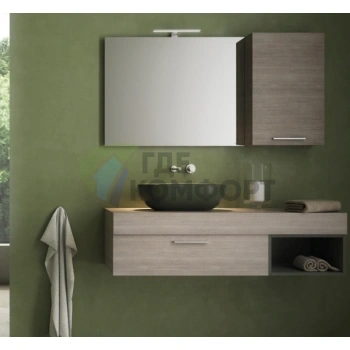 Раковина-чаша на столешницу D37см H16см цвет Felce Globo T-Edge - фото 1