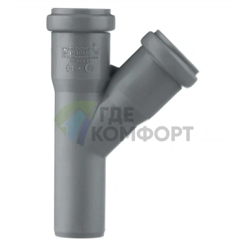 Тройник канализационный HTEA 32х32/45° Ostendorf - фото 1