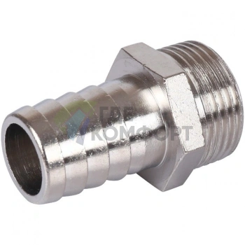 Штуцер НР 3/4x20, никелированный Stout - фото 3